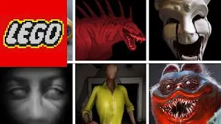 LEGO SCP-939 VS SCP-087 VS SCP-131 VS SCP-3166 VS SCP-3008 VS SCP-035