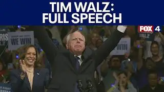 Tim Walz Philadelphia Rally: FULL SPEECH