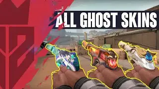 ALL VALORANT GHOST SKINS + ANIMATIONS - VALORANT GHOST SKINS