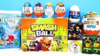 СЮРПРИЗ MIX! ЧЕЛОВЕК-БЕНЗОПИЛА, Smash Ball, Драконы, Пятерочка, Ladybug Unboxing Kinder Surprise