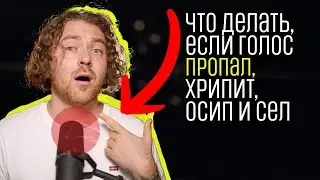 Что делать, если голос пропал, хрипит, осип, и сел.