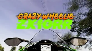 Crazy Kawasaki Ninja ZX10RR Wheelie | Full Throttle |  🔥 Must Watch!