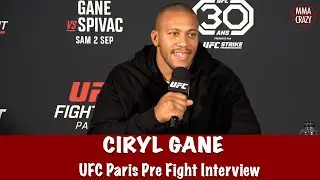 Full Ciryl Gane UFC Paris Pre Fight Interview