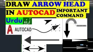 AutoCAD Draw Line with Arrowhead | Make Arrowhead In Autocad | Leader Command In Autocad