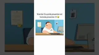 Family Guy - Suicide Prevention - Peter Griffin Scene #familyguy #shortsviral #petergriffin