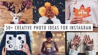 50+ CREATIVE PHOTO IDEAS for Instagram you can do at home