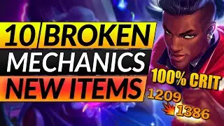 10 NEW META MECHANICS with the BROKEN Mythic Items - BEST Combos Champs+Items - LoL Guide