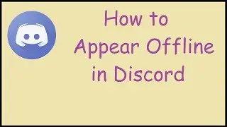 How to appear offline in discord tutorial