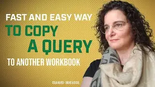 Fast and easy way to copy a query to another workbook