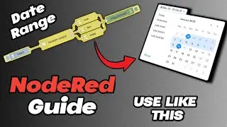 NodeRed | Date Range Implement | NodeRed UI Design