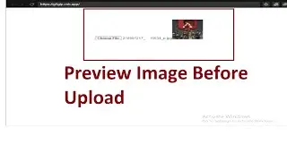 Preview image before upload with javascript most simple way