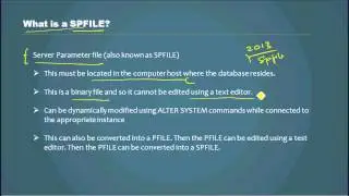 What is a SPFILE? - Database Tutorial 32