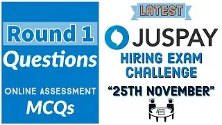 Juspay 2021 Hiring Challenge || MCQ Round || 25th November Test Questions