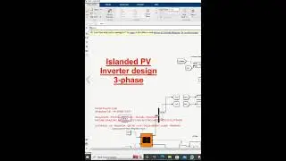 Islanded PV Inverter design - MATLAB SIMULINK - ISLANDING