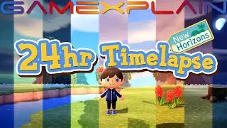 24 Hours of Animal Crossing: New Horizons in 1 Minute! (Timelapse)