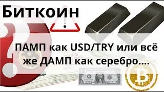 Биткоин ПАМП как USD/TRY или всё же ДАМП как серебро ..