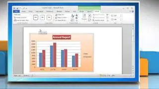 How to use Secondary Axes in Column (Vertical Bar) Graphs in Word 2010