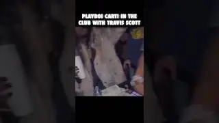 Playboi Carti vibes to unreleased music with Travis Scott 🔥