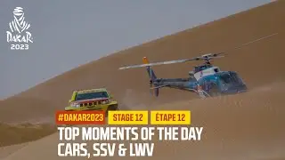 Cars Top moments - Étape 12 / Stage 12 - #Dakar2023