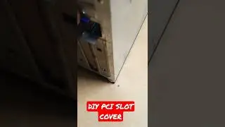 No PCI slot cover? No problem