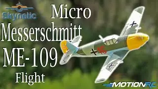 Skynetic Micro Messerschmitt ME-109 EPP with Gyro 400mm Flight | Motion RC