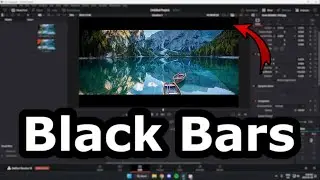 How To Add Cinematic Black Bars In DaVinci Resolve