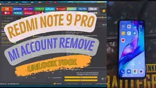 redmi note 9 pro (joyeuse) mi account remove unlock tool ✔️