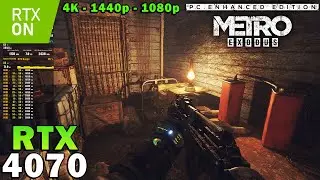 Metro Exodus Enhanced Edition | RTX 4070 | R7 5800X3D | 4K 1440p 1080p | Ray Tracing | Max Settings