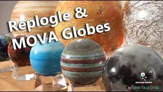 Replogle 12" Globes and MOVA 4.5" Rotating Globes review