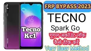 Tecno Spark Go (Kc1) FRP Bypass //Kc1 Google account Unlock solutions without pc 2023💯% working free