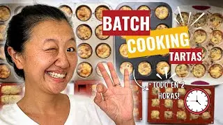Batch cooking de tartas! | Mas de 20 comidas en 2 horas! | Karina Gao