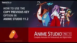 Anime Studio 11.2 - Copy Previous Key - Tutorial