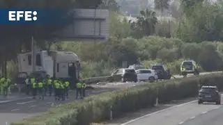 Los guardias civiles arrollados en la AP-4 realizaba un control habitual contra el narco