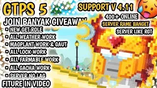 🇮🇩 ADA GIVEAWAY KATANYA ?! || GROWTOPIA PRIVATE SERVER || ONLINE 400+ WOW || BEST SERVER || V 4.11