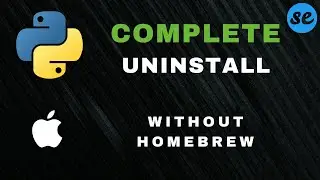 How To Uninstall Python On MacOS Without Homebrew  | Mac M1 | Mac M2 | Mac Pro