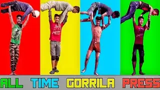 ALL TIME GORRILA PRESS COMPILATION || LIFT CARRY 100 KG || HULK PAWOR BOY