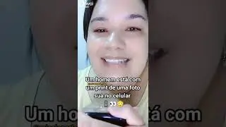 Um homem está com o print da sua foto no celular 📲