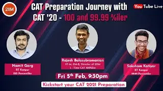 How to prepare for CAT 2021? | Feat. 100 and 99.99 percentilers in CAT 2020 | Use 🎧 | 2IIM CAT Prep