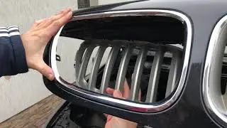 BMW X5 E53 In-hood grills replacement