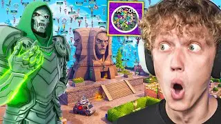 100 Players Land At DOOMS COURTYARD In Fortnite! (STACKED)