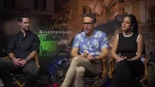 Ryan Reynolds & Adria Arjona & Manuel Garcia Rulfo Raw Interview 6 Underground