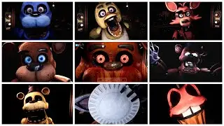 Five Nights at Freddy's REWRITTEN All Jumpscares 2024