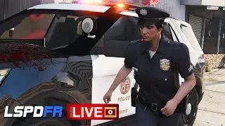 GTA 5 [LSPDFR LIVE 🔴] - LAPD Female Patrol