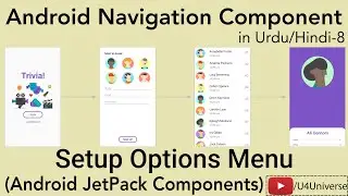 8-Setup OptionsMenu with Navigation Component | Android Navigation Component