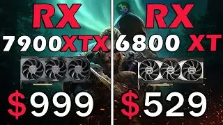 RX 7900 XTX vs RX 6800 XT | REAL Test in 11 Games | 1440p | Rasterization, Ray Tracing, FSR