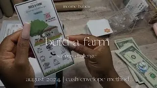 Build A Farm Savings Challenge *low income way* Cash Envelope Method