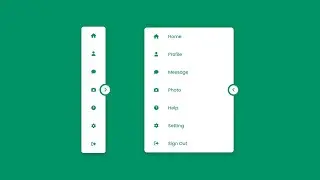 Navigation Drawer Menu Using HTML CSS & JavaScript