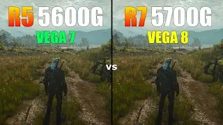 Ryzen 5 5600G (Vega 7) vs Ryzen 7 5700G (Vega 8) Gaming Test ! 2021