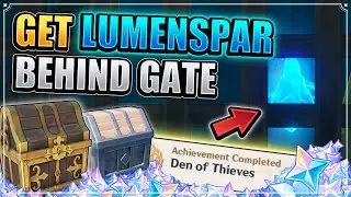 Lumenspar BEHIND the gate! (Dens of Thieves Secret Achievement) Genshin Impact The Chasm Guide