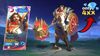 Tigreal NEW SPECIAL SKIN IS FINALLY HERE! (Pasha of Justice) | SPRINT?! ~ Mobile Legends: Bang Bang